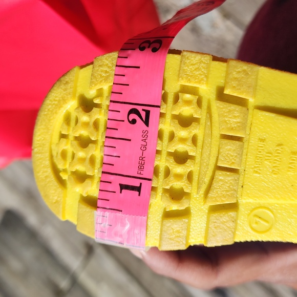 Weather Spirits Toddler Rain Boots Blue and Yellow Size 7 - Picture 8 of 9